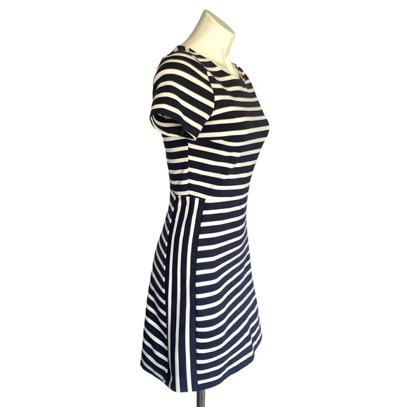 Express French Breton Striped Mini Scuba Dress - Picture 6 of 11